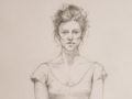Linda Leslie Drawings, 2015-2, Figure, graphite-paper
