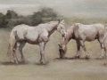 "Window View," 12 x 24 in. oil-canvas