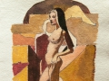 "Bride_Color-Study" 10 x 8 in. gouache-paper