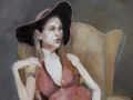 "Of Course," 30 x 24 in. oil-linen