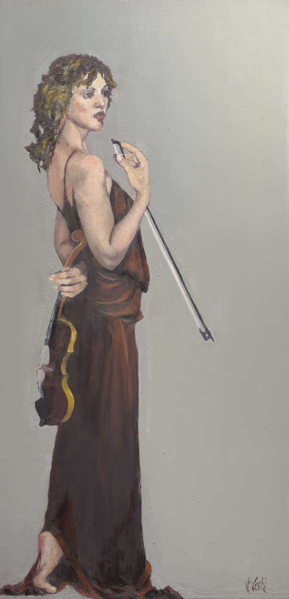 2023_Figure_with_Instrument-4_30x15_oil-canvas
